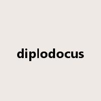 diplodocus是什么意思
