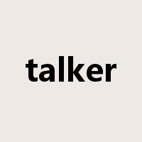 talker是什么意思