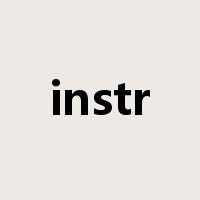 instr是什么意思