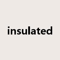 insulated是什么意思