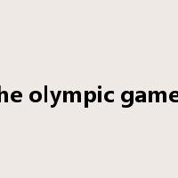 the olympic games是什么意思