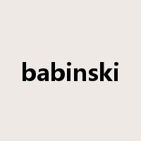 babinski是什么意思