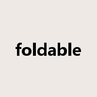 foldable是什么意思