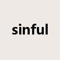 sinful是什么意思