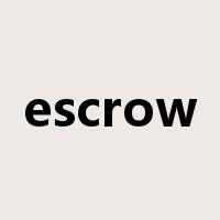 escrow是什么意思