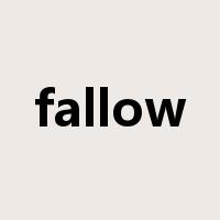 fallow是什么意思