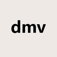 dmv是什么意思