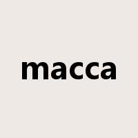 macca是什么意思