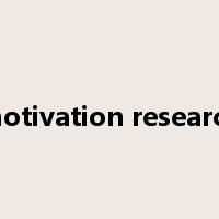 motivation research是什么意思