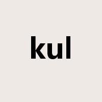 kul是什么意思