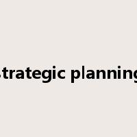 strategic planning是什么意思