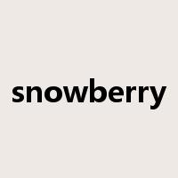 snowberry是什么意思