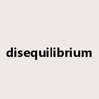 disequilibrium是什么意思