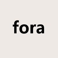 fora是什么意思