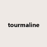 tourmaline是什么意思