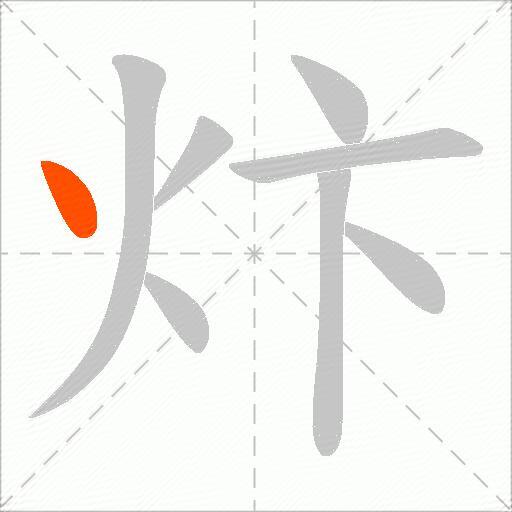炞