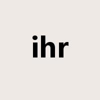 ihr是什么意思