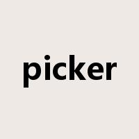 picker是什么意思