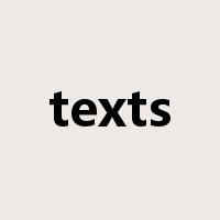 texts是什么意思