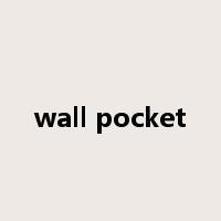 wall pocket是什么意思