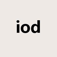 iod是什么意思