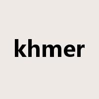 khmer是什么意思