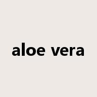 aloe vera是什么意思