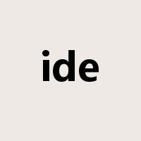 ide是什么意思