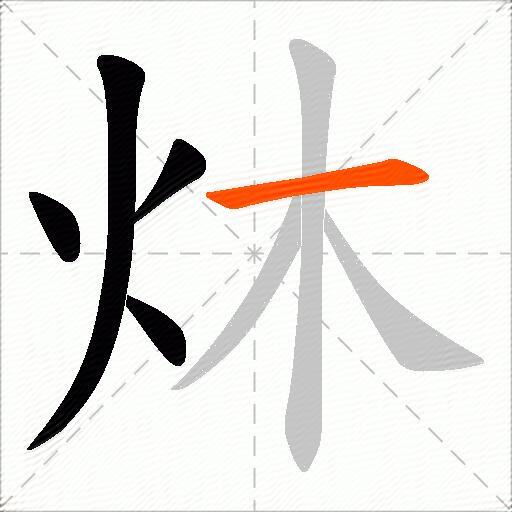炑
