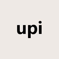 upi是什么意思