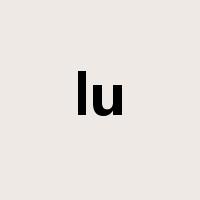 lu是什么意思