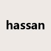 hassan是什么意思
