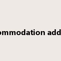 accommodation address是什么意思