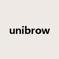 unibrow是什么意思