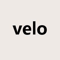 velo是什么意思