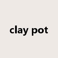 clay pot是什么意思