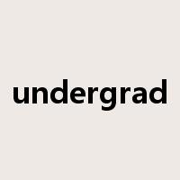 undergrad是什么意思
