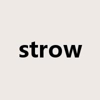 strow是什么意思