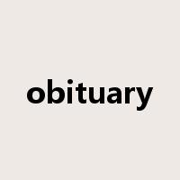 obituary是什么意思