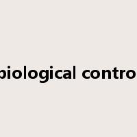 biological control是什么意思