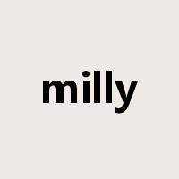 milly是什么意思