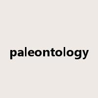 paleontology是什么意思