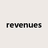 revenues是什么意思