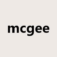 mcgee是什么意思