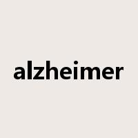 alzheimer是什么意思