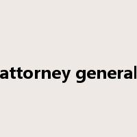attorney general是什么意思
