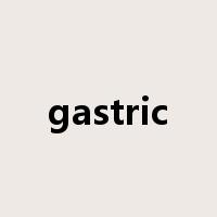 gastric是什么意思