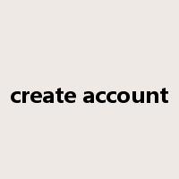 create account是什么意思