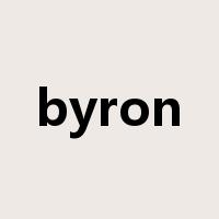 byron是什么意思