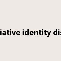 dissociative identity disorder是什么意思